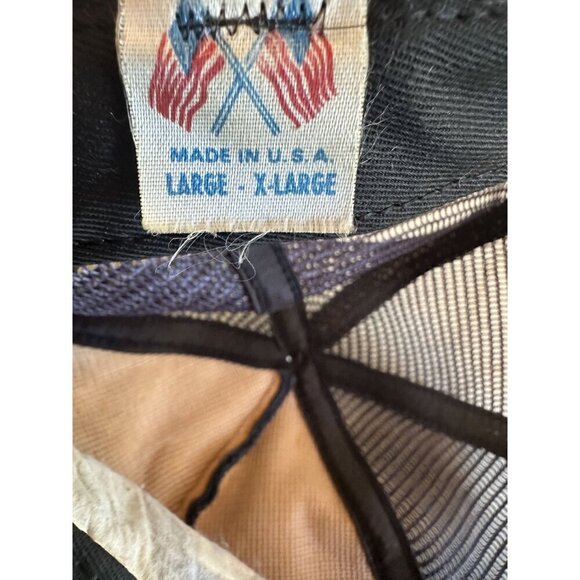 Vintage United States Customs Trucker Hat Made In USA Large/X-Large Navy Mesh Sn - Picture 3 of 6